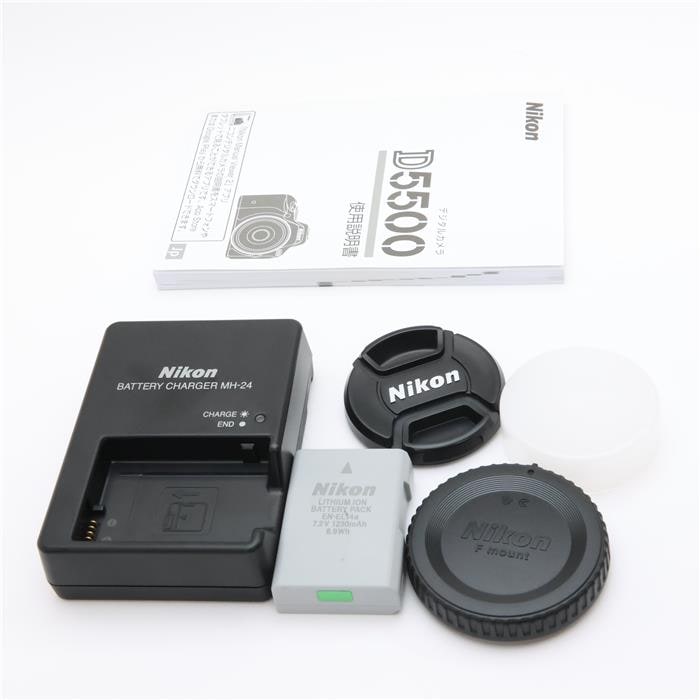 中古)Nikon (ニコン) D5500 18-55 VR II レンズキット ブラック（商品