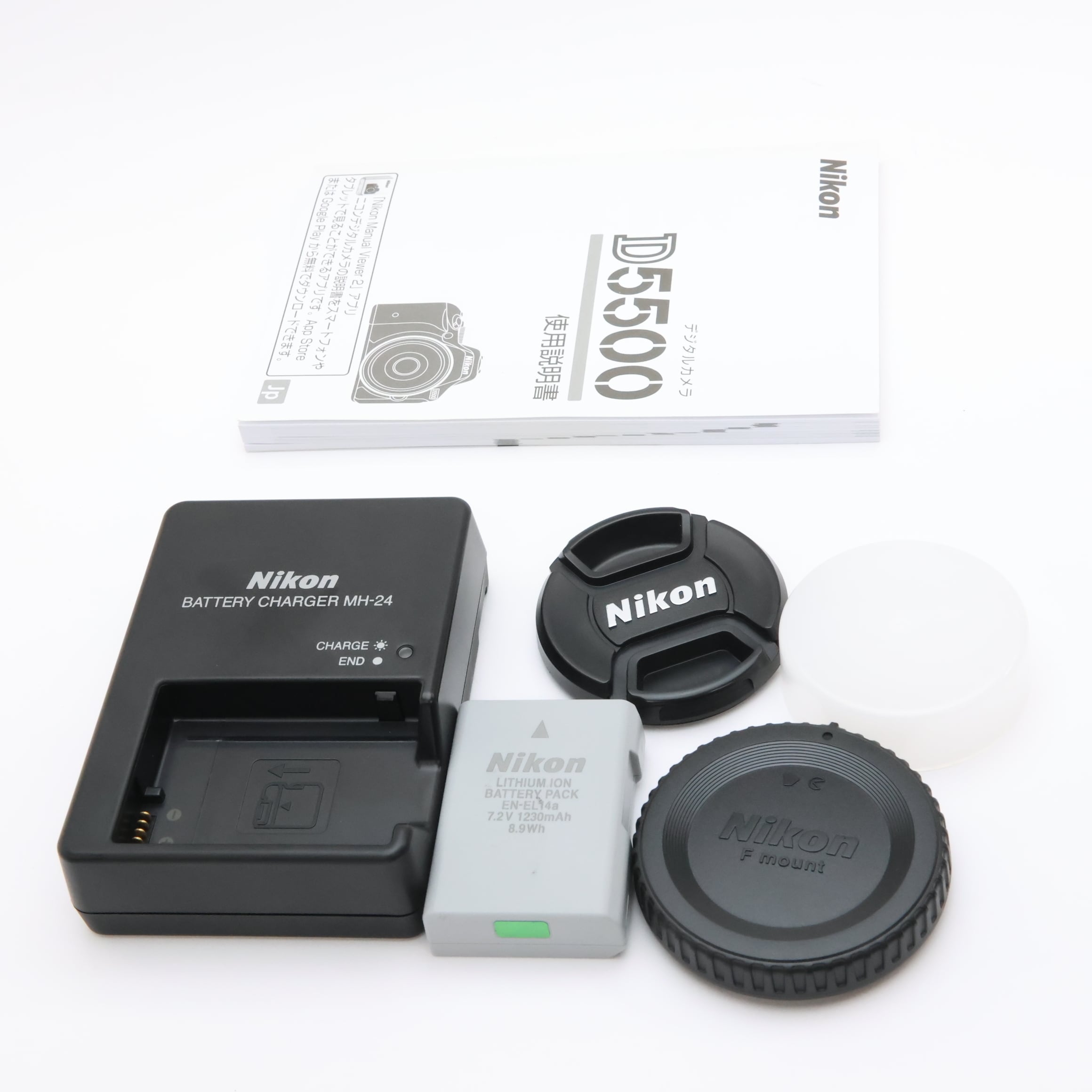 中古)Nikon (ニコン) D5500 18-55 VR II レンズキット ブラック（商品