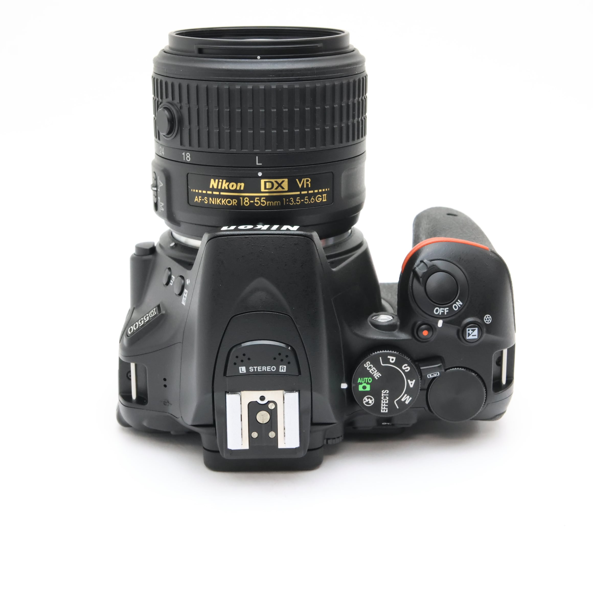 中古)Nikon (ニコン) D5500 18-55 VR II レンズキット ブラック（商品