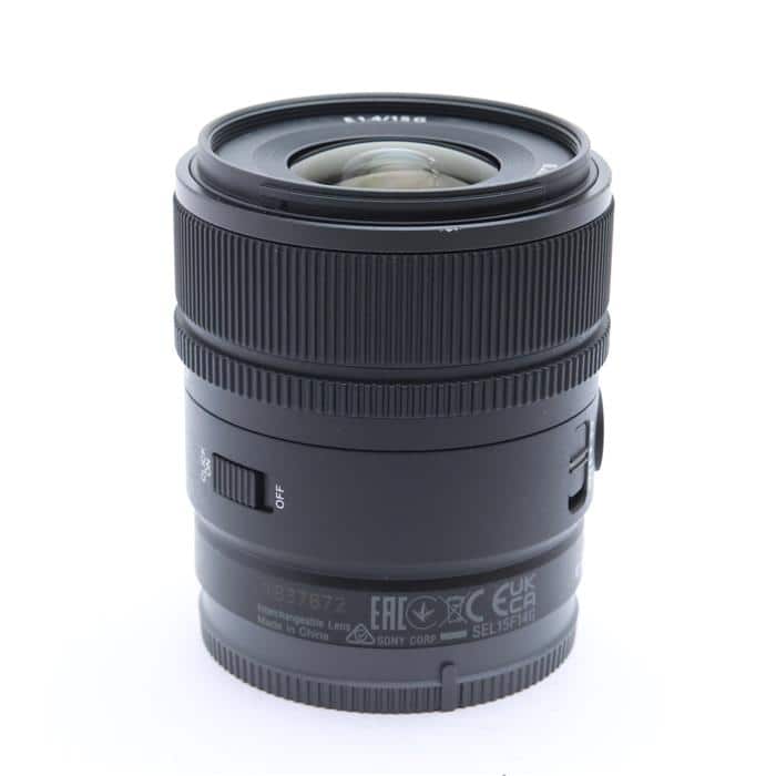 E 15mm F1.4 G SEL15F14G