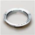RAYQUAL (レイクォール) M/L変換リング ライカLレンズ/ライカMボディ用 50/75mm 半欠きタイプ シルバー