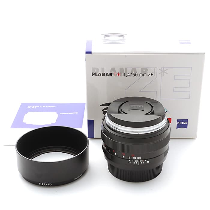 新品)Carl Zeiss (カールツァイス) Planar T* 50mm F1.4 ZE（キヤノン ...