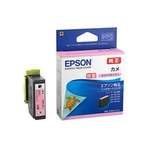 EPSON (エプソン) インクカートリッジ カメ（大容量） KAM-LM-L ライトマゼンタ メイン