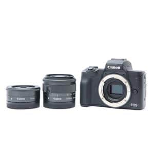 Canon (キヤノン) EOS Kiss M ダブルレンズキット ブラック」の