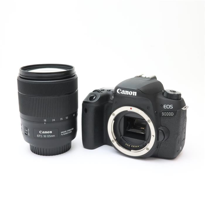 中古)Canon (キヤノン) EOS 9000D EF-S18-135 IS USM レンズ