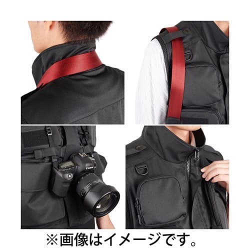 新品)HAKUBA (ハクバ) GW-PRO RED カメラマンベスト M KCV-GWR-M