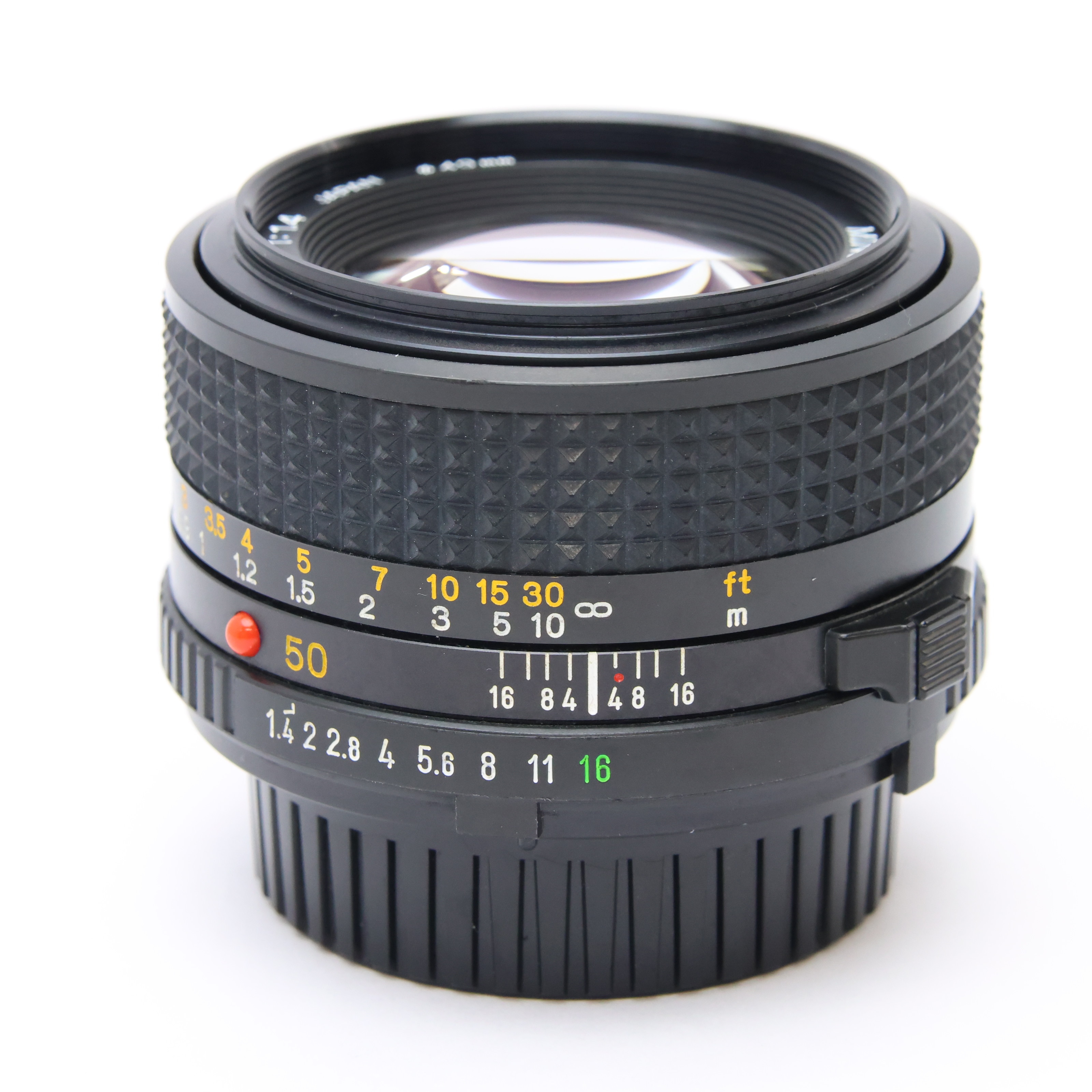中古)MINOLTA (ミノルタ) New MD 50mm F1.4 ※焦点距離表記が黄色数字