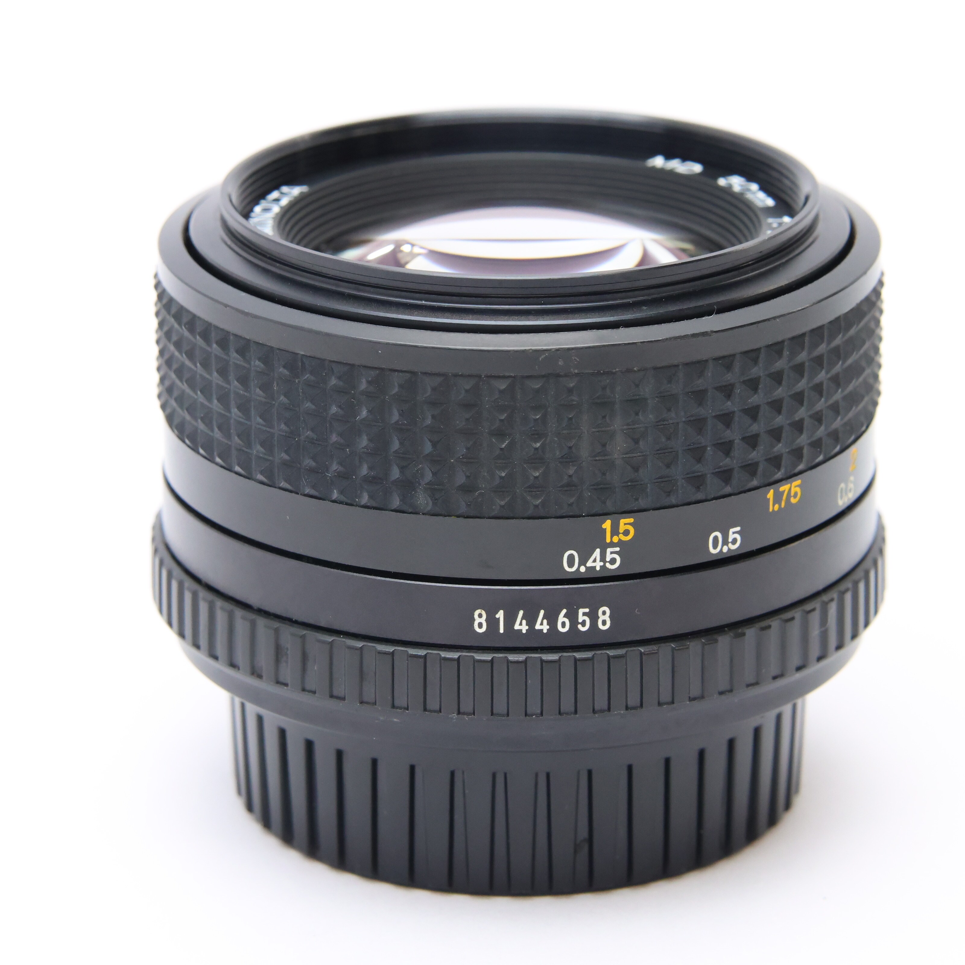 中古)MINOLTA (ミノルタ) New MD 50mm F1.4 ※焦点距離表記が黄色数字