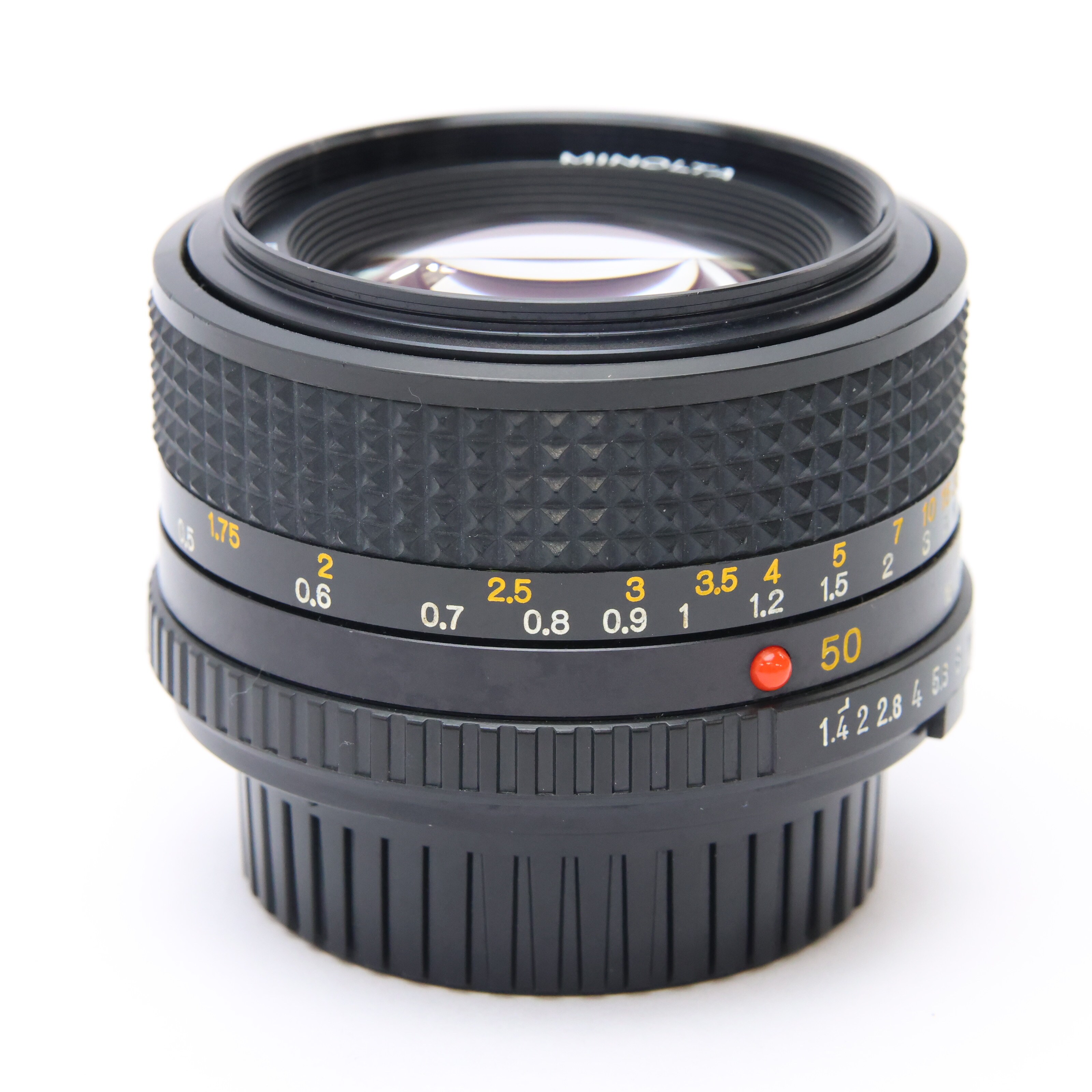 中古)MINOLTA (ミノルタ) New MD 50mm F1.4 ※焦点距離表記が黄色数字