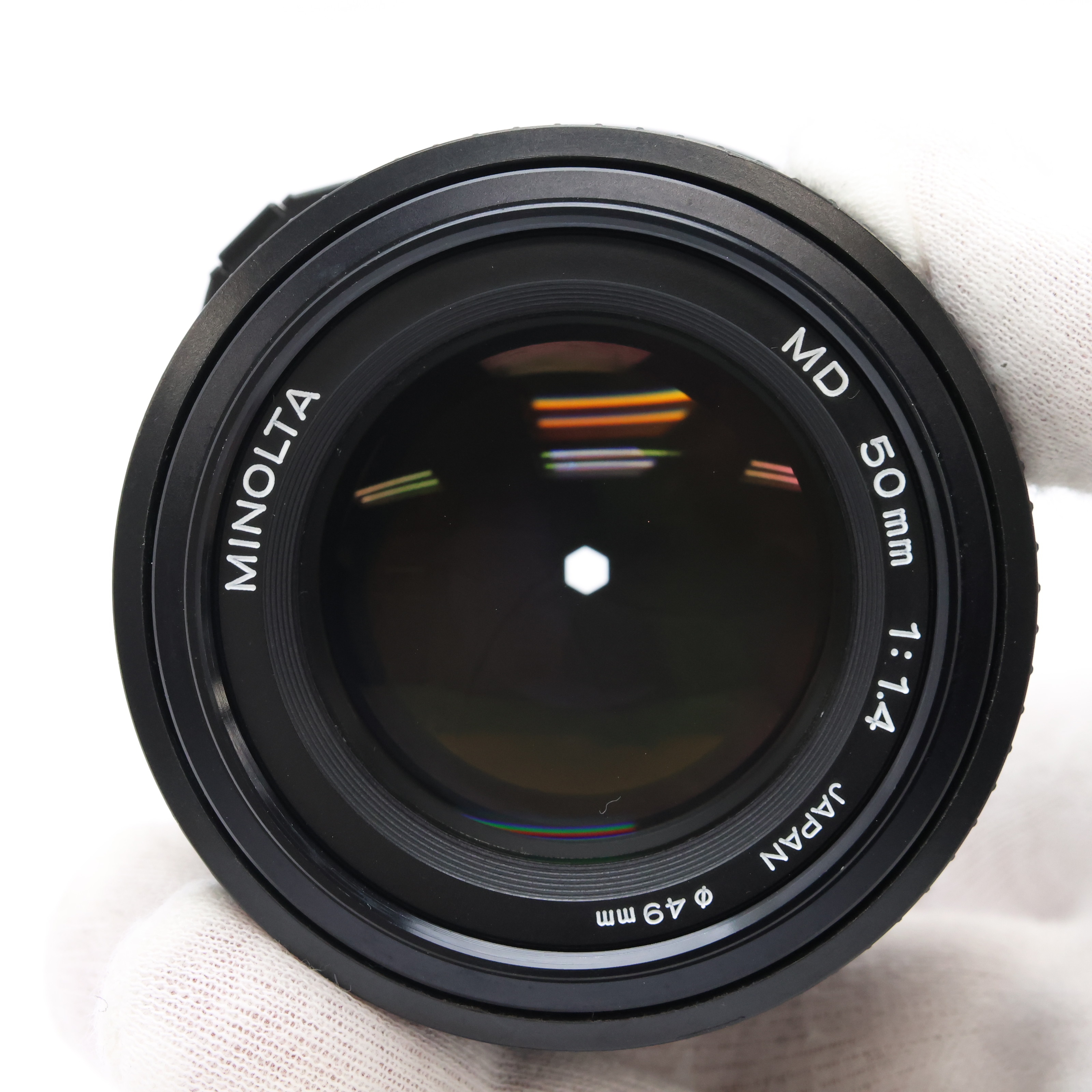 中古)MINOLTA (ミノルタ) New MD 50mm F1.4 ※焦点距離表記が黄色数字