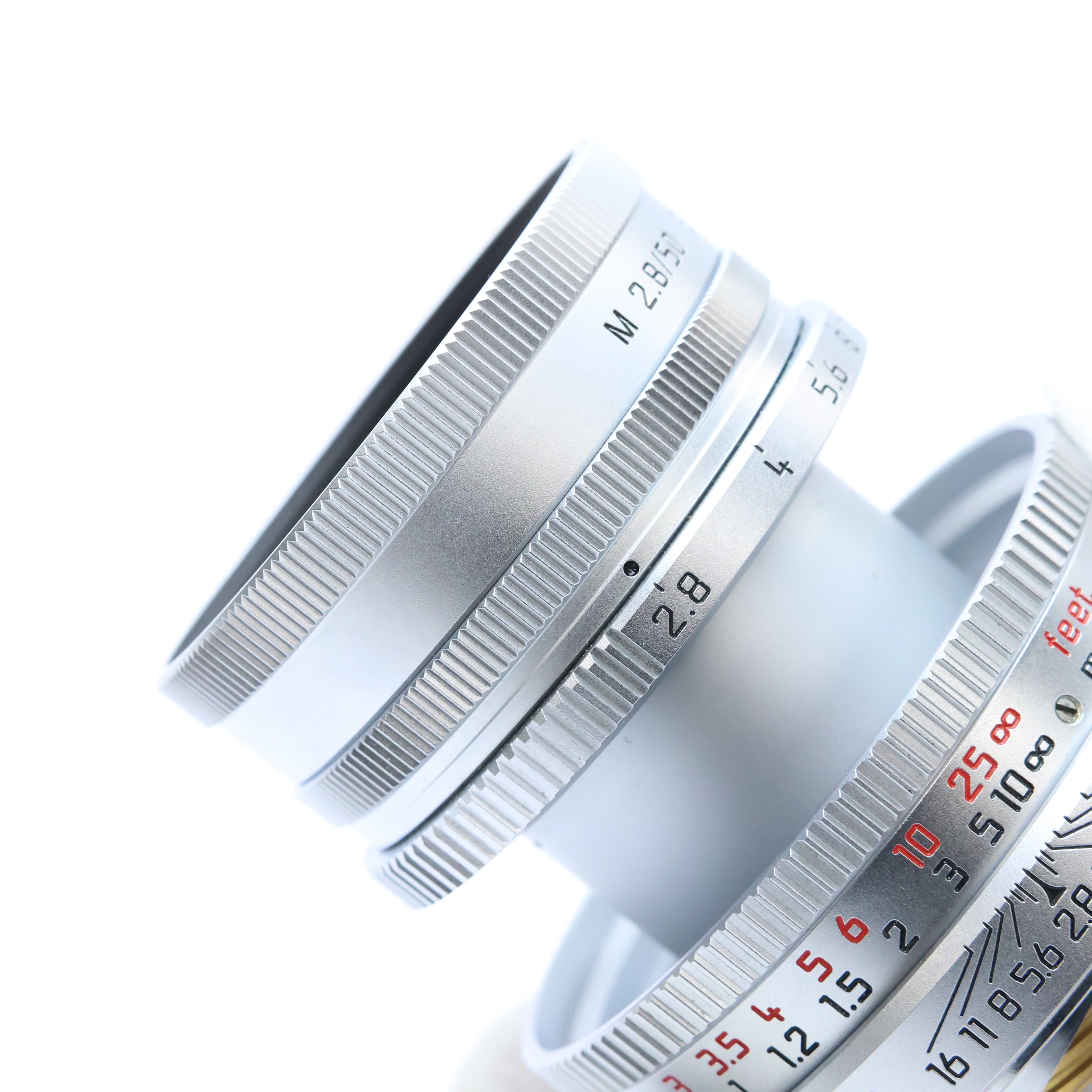 中古)Leica (ライカ) エルマー M50mm F2.8 沈胴式 ※最短0.7m シルバー