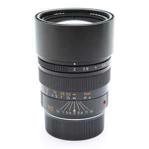 Leica (ライカ) ズミクロン M90mm F2 E55 フード組込 ブラック