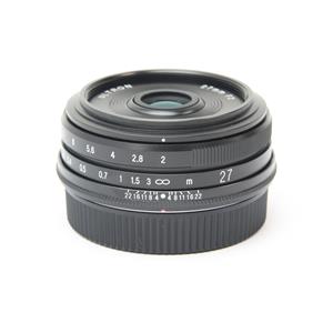新品)Voigtlander (フォクトレンダー) ULTRON 27mm F2 X-mount（フジ