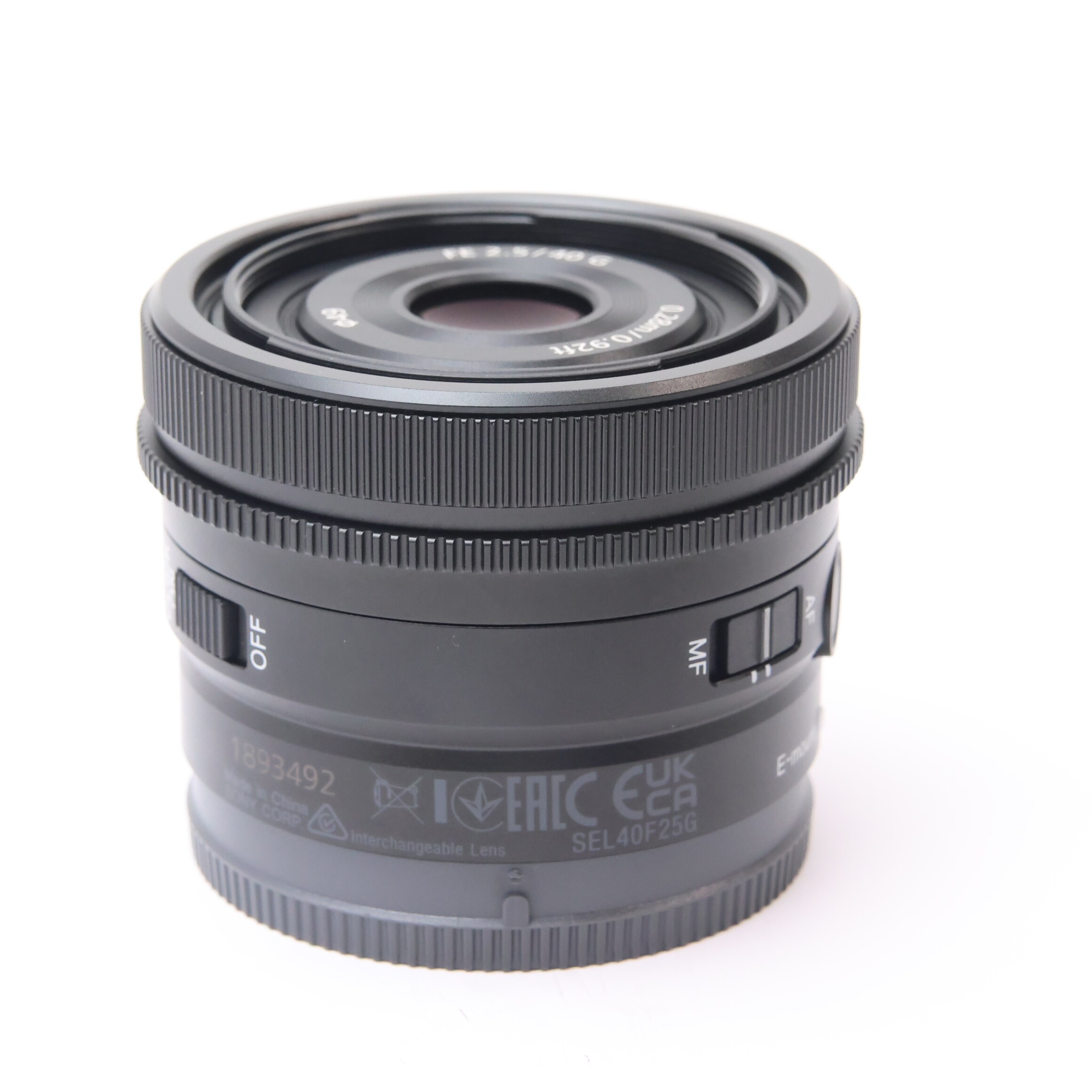 中古)SONY (ソニー) FE 40mm F2.5G SEL40F25G（商品ID：3717030412945 