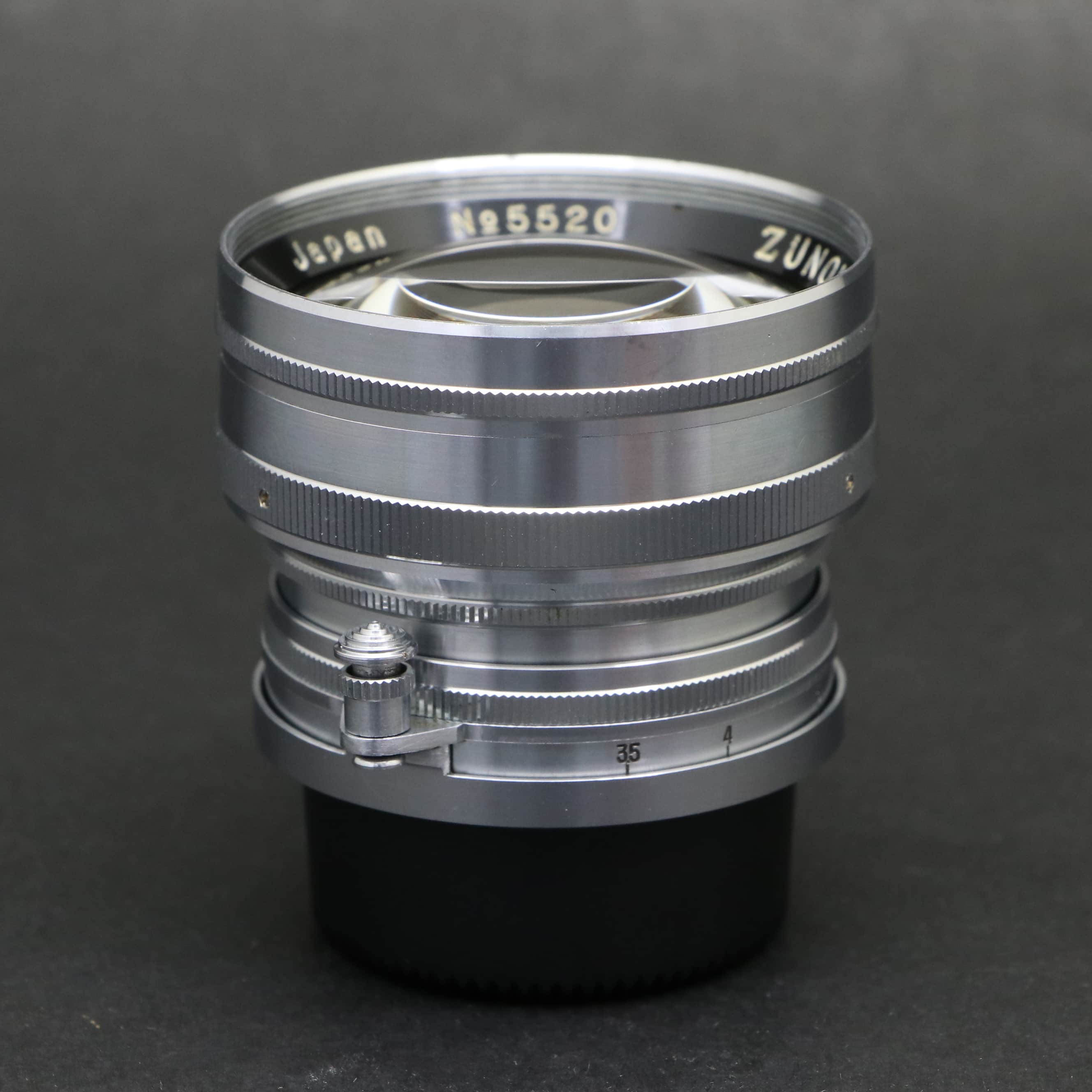 中古)Zunow (ズノー) ZUNOW 50mm F1.1 (ライカL) ※鏡筒オールシルバー