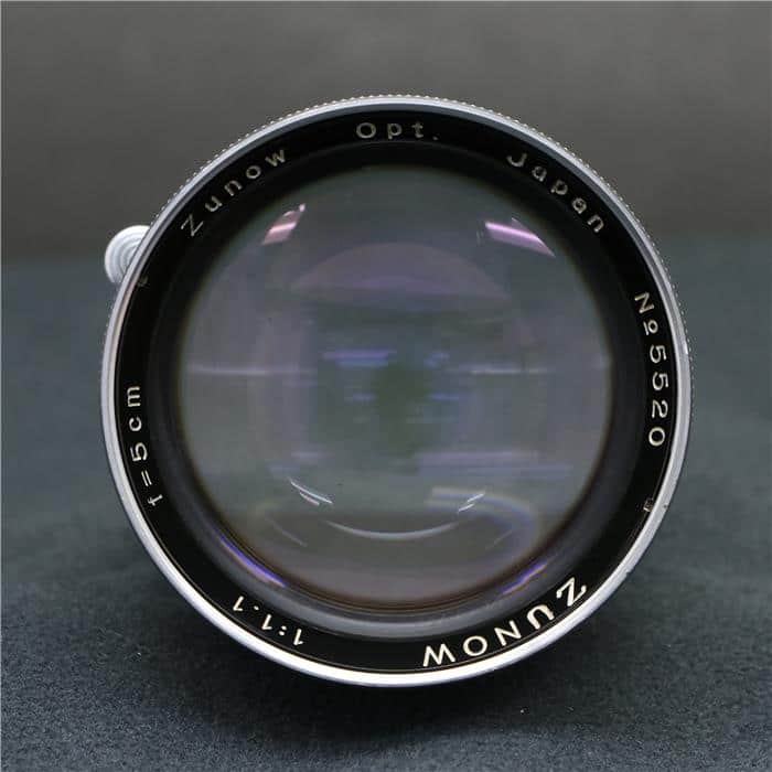 中古)Zunow (ズノー) ZUNOW 50mm F1.1 (ライカL) ※鏡筒オールシルバー
