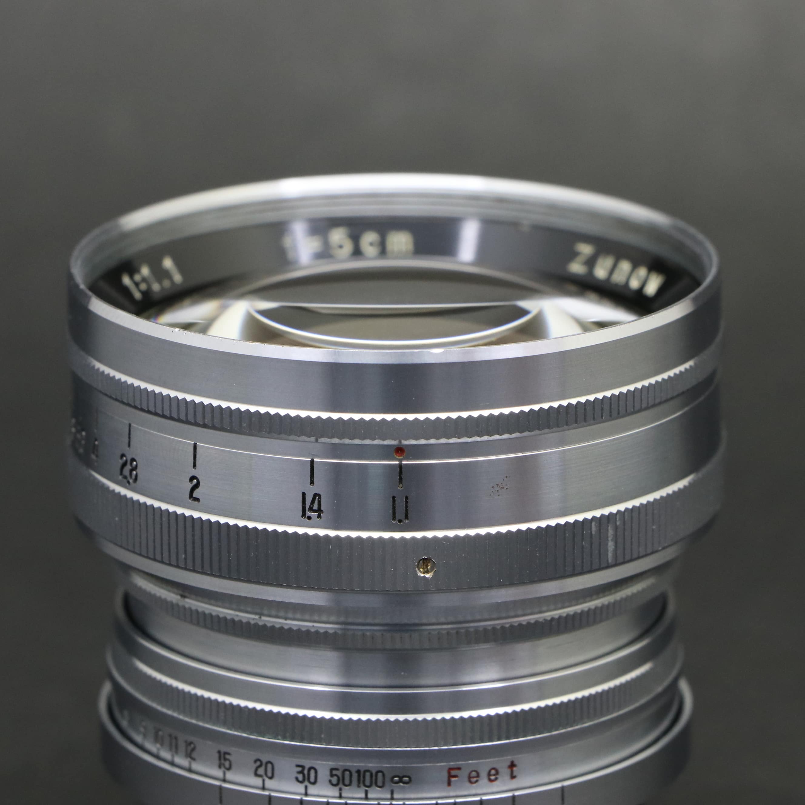 中古)Zunow (ズノー) ZUNOW 50mm F1.1 (ライカL) ※鏡筒オールシルバー
