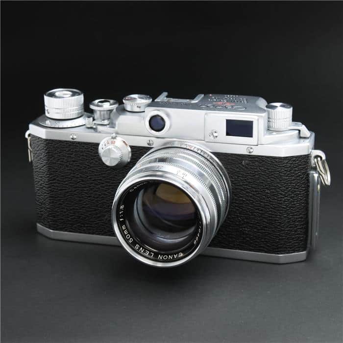 CANON IV Sb キャノンレンジファインダー 革ケース付 Canon IV Sb型 レンジファインダー ｜骨董品買取 緑和堂