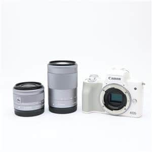 Canon EOS kissM ダブルズームキット　ホワイト CANON EOS Kiss M ダブルズームキット [ホワイト] 価格比較