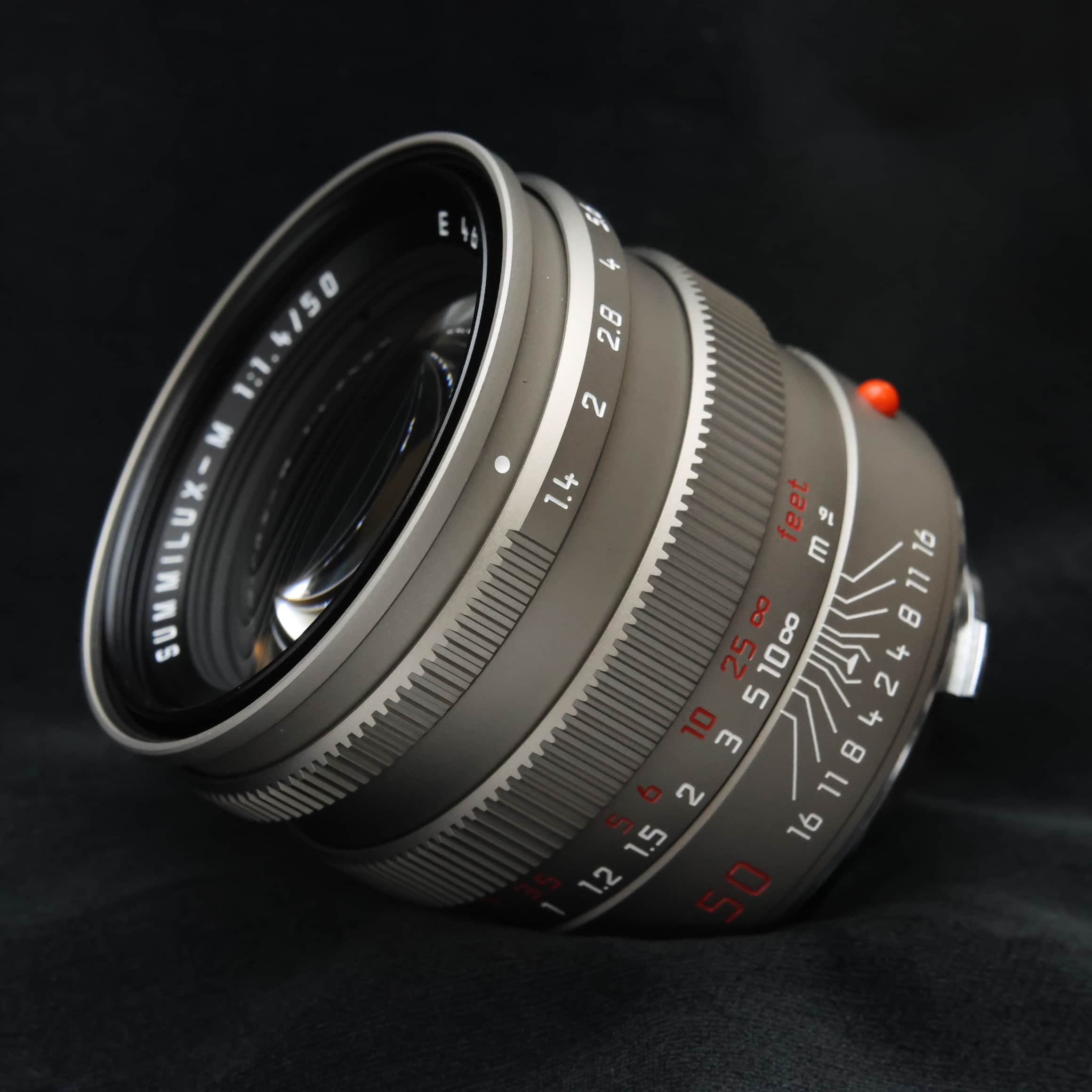 中古)Leica (ライカ) ズミルックス M50mm F1.4 フード組込 チタン