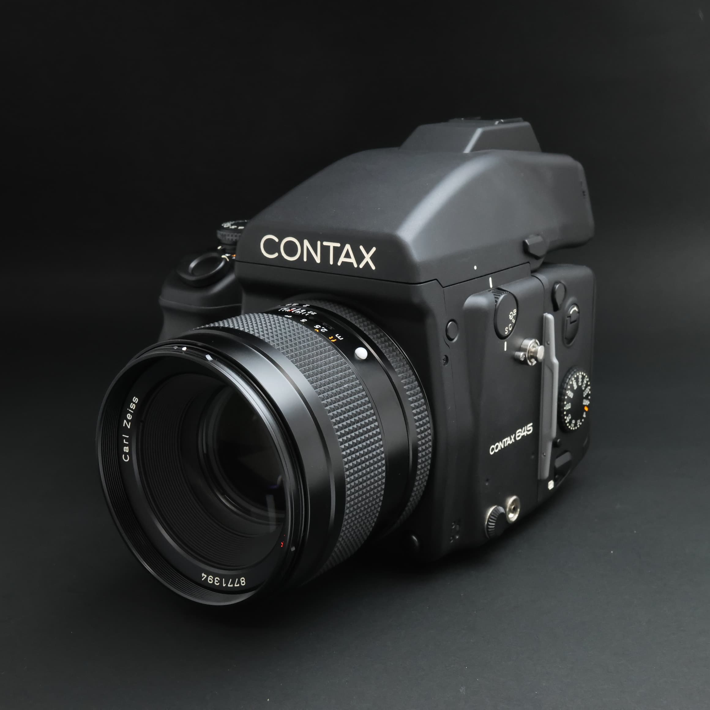 ★【TOP MINT】CONTAX コンタックス 645 CLA'd All Top Mint Contax 645 Film Camera 80mm f2 Lens + Extra
