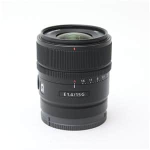 【中古美品】15mm F1.4 G SEL15F14G ソニー) SONY E 15mm F1.4 G [SEL15F14G]｜ナニワグループ