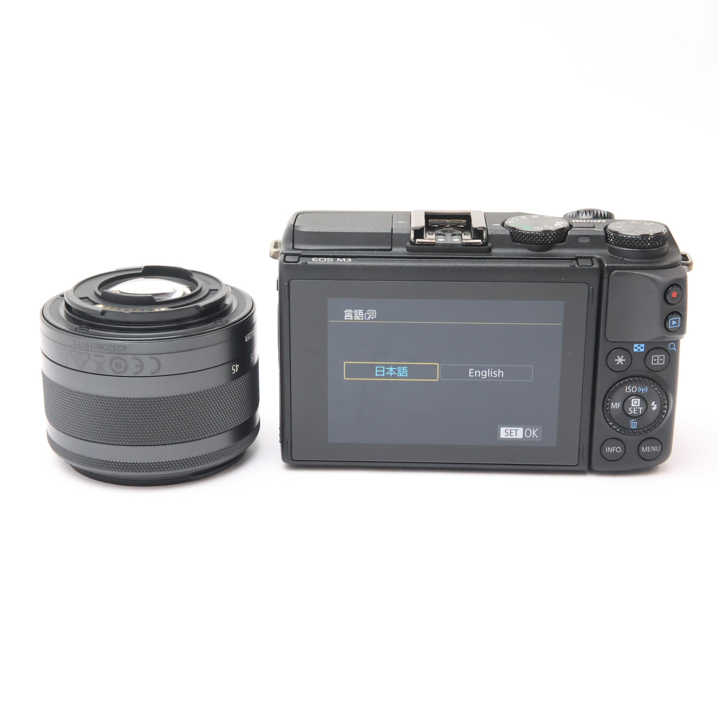 中古)Canon (キヤノン) EOS M3 EF-M15-45 IS STM レンズキット 