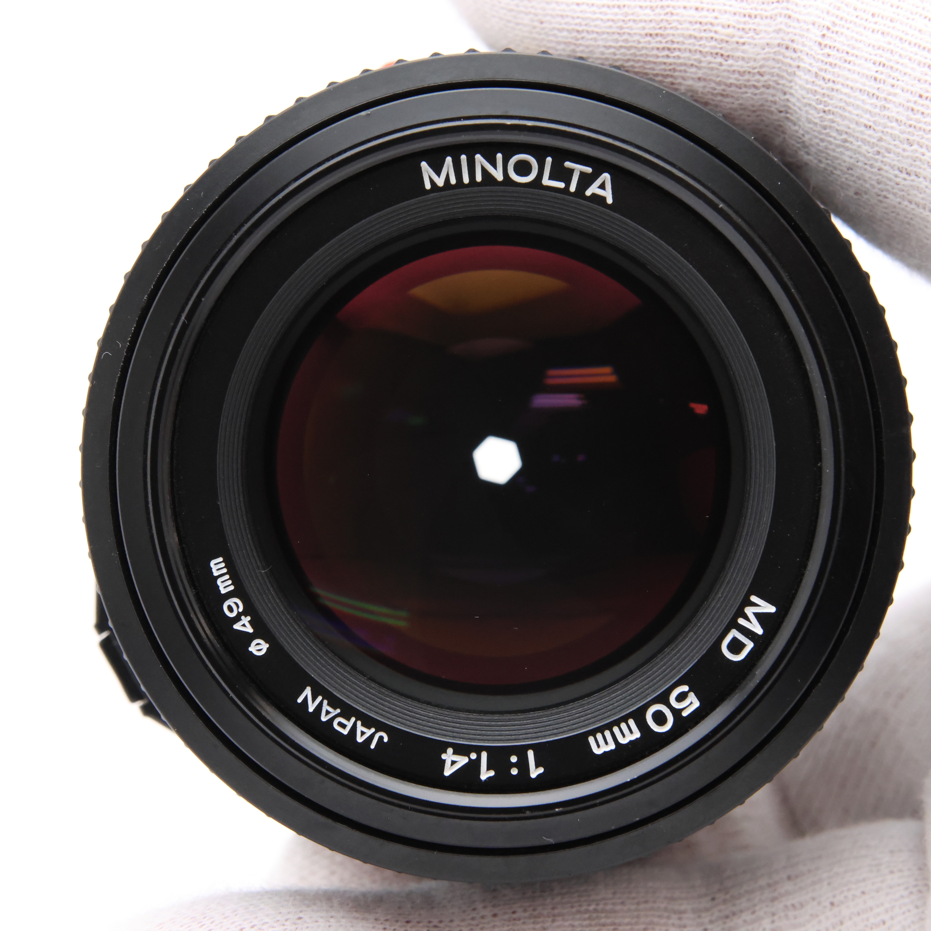 ★美品★MINOLTA ミノルタ MD 50mm F1.4 中古)MINOLTA (ミノルタ) New MD 50mm F1.4 ※焦点距離表記が黄色数字