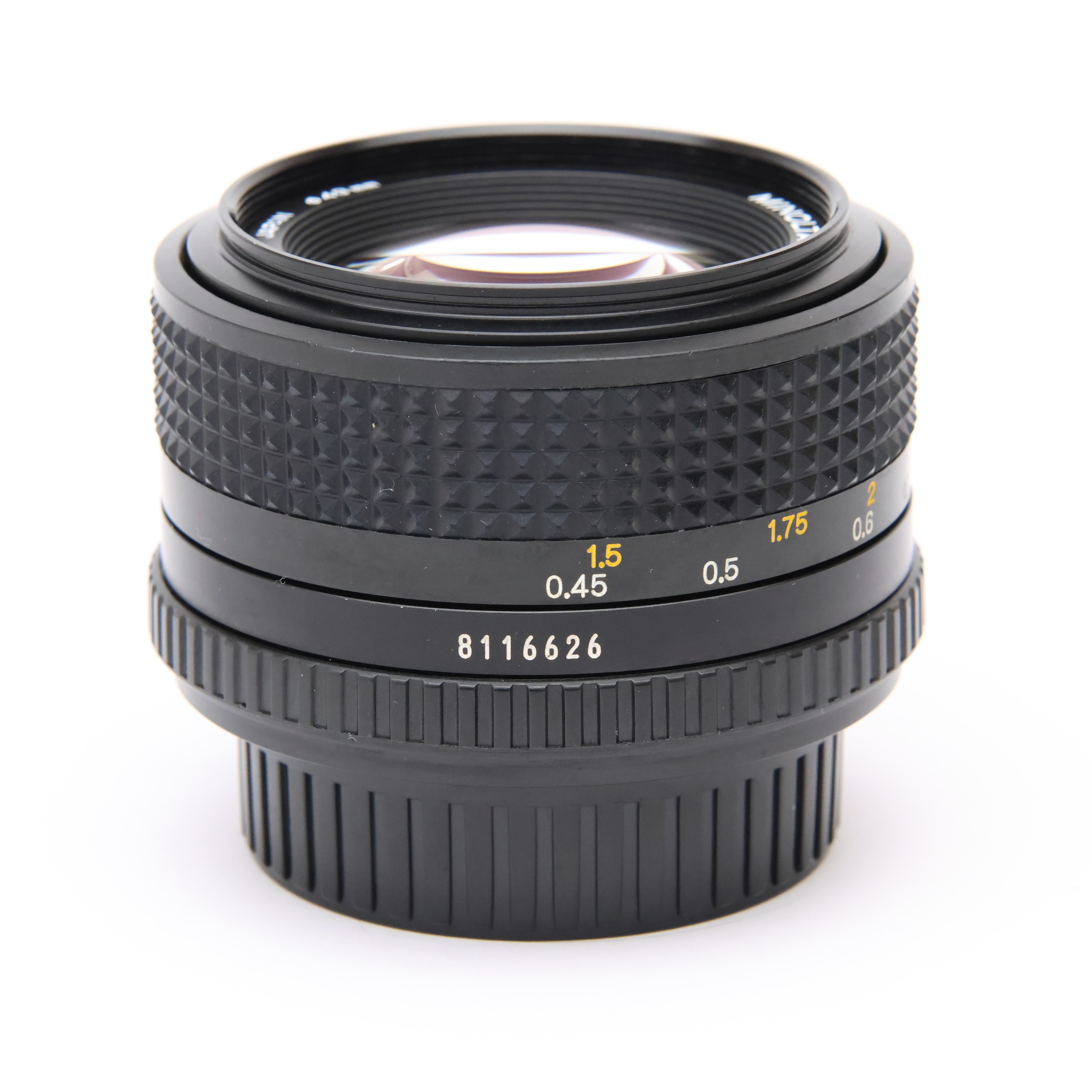 中古)MINOLTA (ミノルタ) New MD 50mm F1.4 ※焦点距離表記が黄色数字