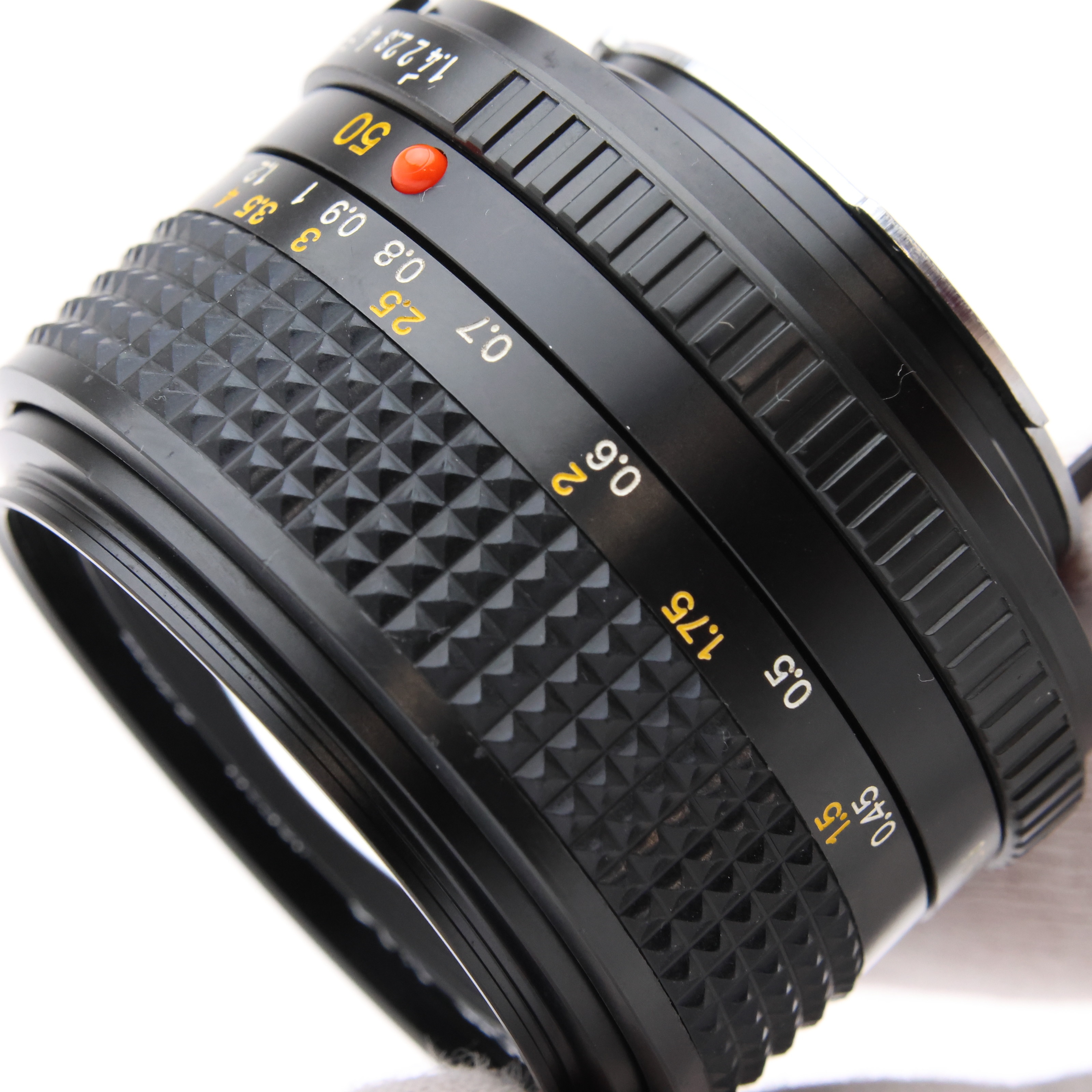 中古)MINOLTA (ミノルタ) New MD 50mm F1.4 ※焦点距離表記が黄色数字