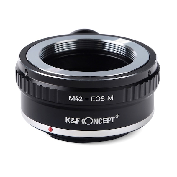 K&F Concept (ケーアンドエフ・コンセプト) マウントアダプター M42レンズ/キヤノンEOS Mボディ用 三脚座付  KF-42EM-T