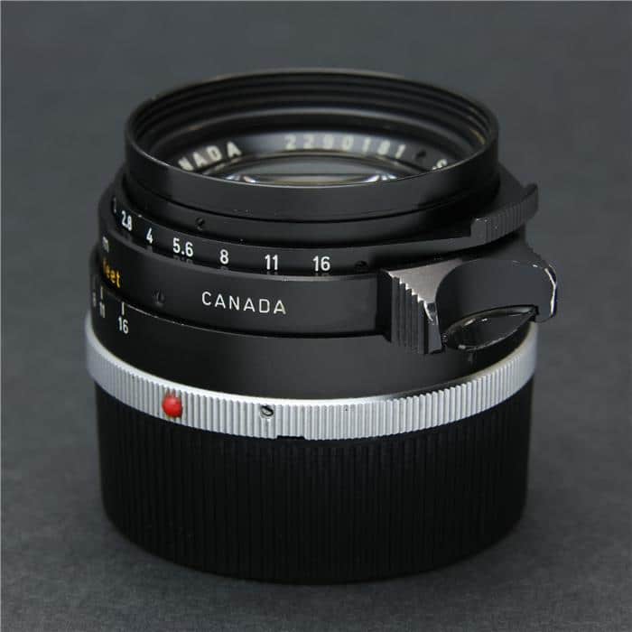 ズミルックス M35mm F1.4 2nd ストッパー付(ブラック) *フィルター径無し