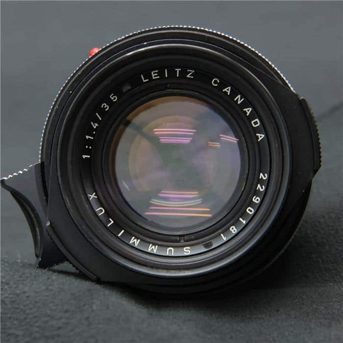 ズミルックス M35mm F1.4 2nd ストッパー付(ブラック) *フィルター径無し