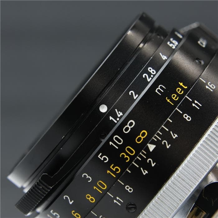 ズミルックス M35mm F1.4 2nd ストッパー付(ブラック) *フィルター径無し