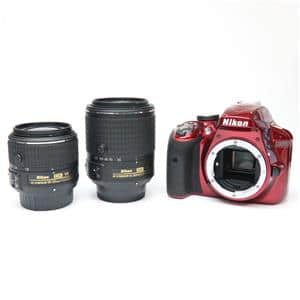Nikon ニコン D5300 ダブルズームキット2 レッド Nikon デジタル一眼