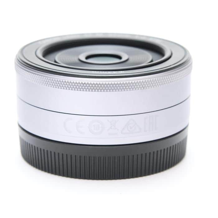 【美品】キャノン Canon EF-M22mm F2 STM キヤノン #33 中古)Canon (キヤノン) EF-M22mm F2 STM シルバー(商品ID