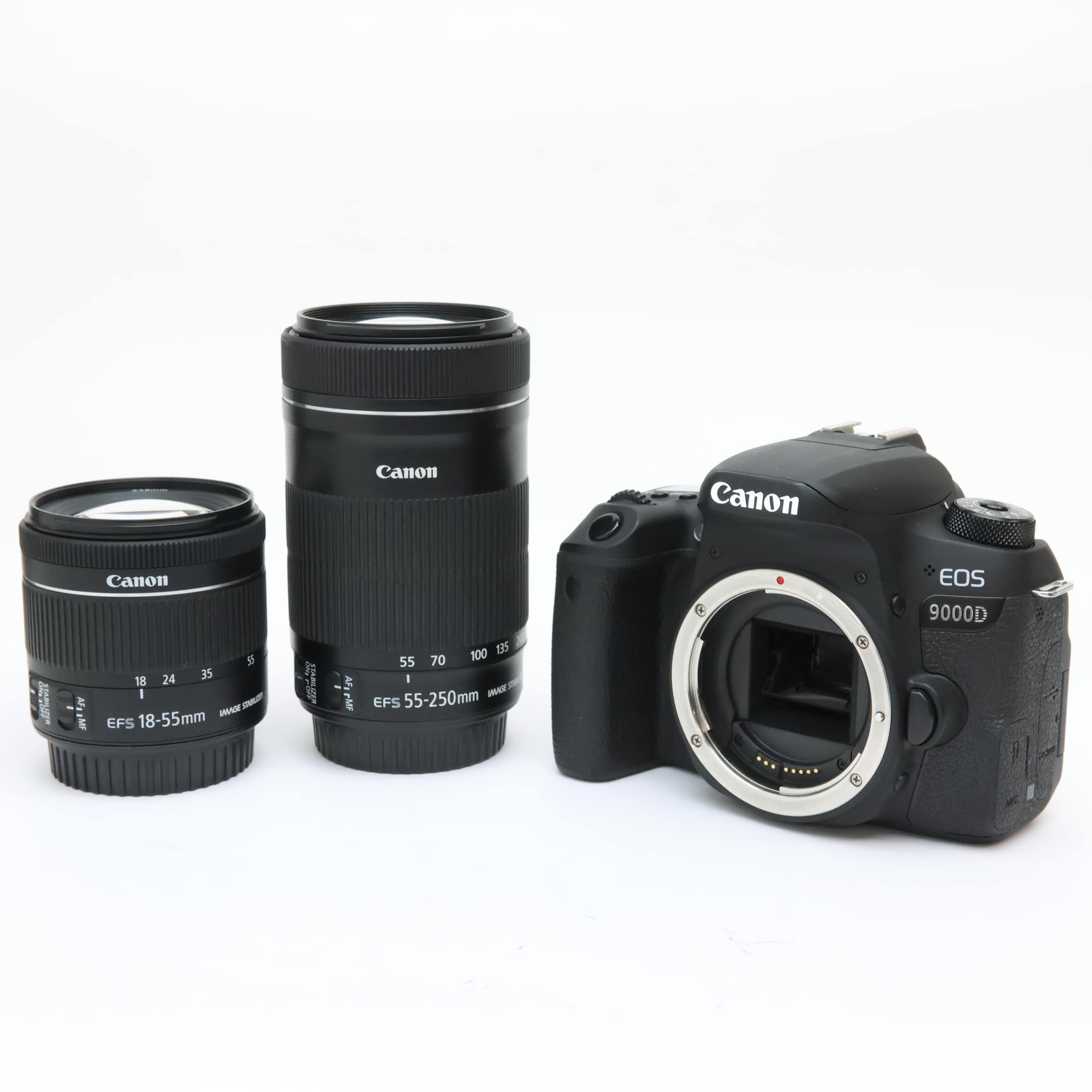 中古)Canon (キヤノン) EOS 9000D ダブルズームキット（商品ID