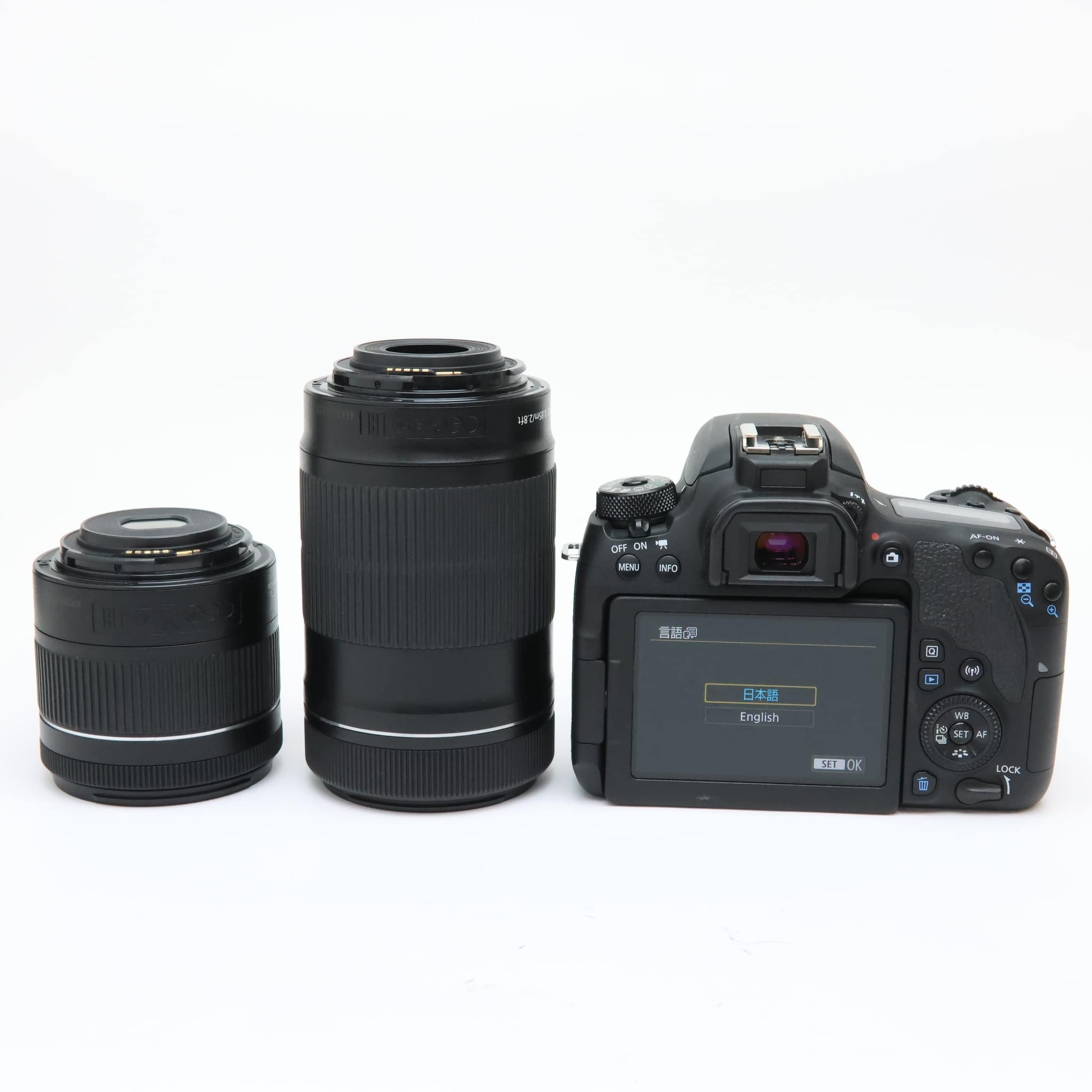 中古)Canon (キヤノン) EOS 9000D ダブルズームキット（商品ID