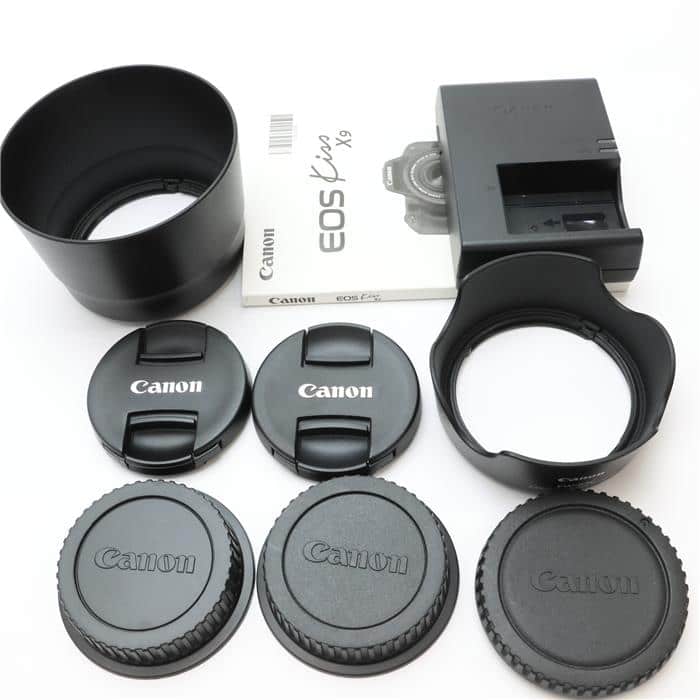 Canon EOS Kiss x9 ダブルレンズ フードカバー 予備バッテリー Canon EOS Kiss x9 ダブルレンズ フードカバー 予備バッテリー