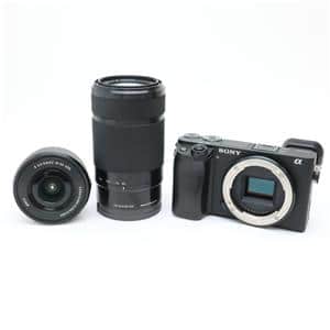 9/6迄✴︎値下げ SONY α6400 ダブルズームレンズキット 美品 ケース付 新品)SONY (ソニー) α6400 ダブルズームレンズキット ILCE-6400Y