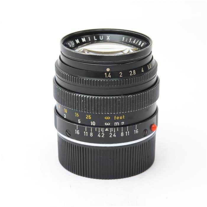 良品 Leica ズミルックス M50mm F1.4 後期型 ブラッククローム 中古)Leica (ライカ) ズミルックス M50mm F1.4 後期型 ブラック