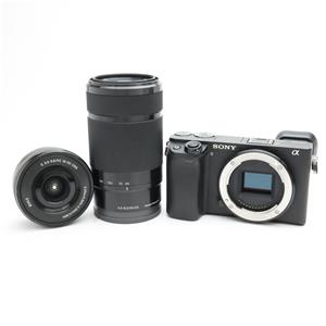 SONY α6400 ダブルズームレンズキット ILCE-6400Y ブラック」の商品