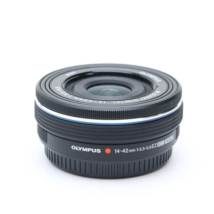 【美品】オリンパス　Ｍ.ZUIKO 14-42/3.5-5.6 M.ZUIKO DIGITAL 14-42mm F3.5-5.6 II R ブラック γA7338-3T2D-ψ