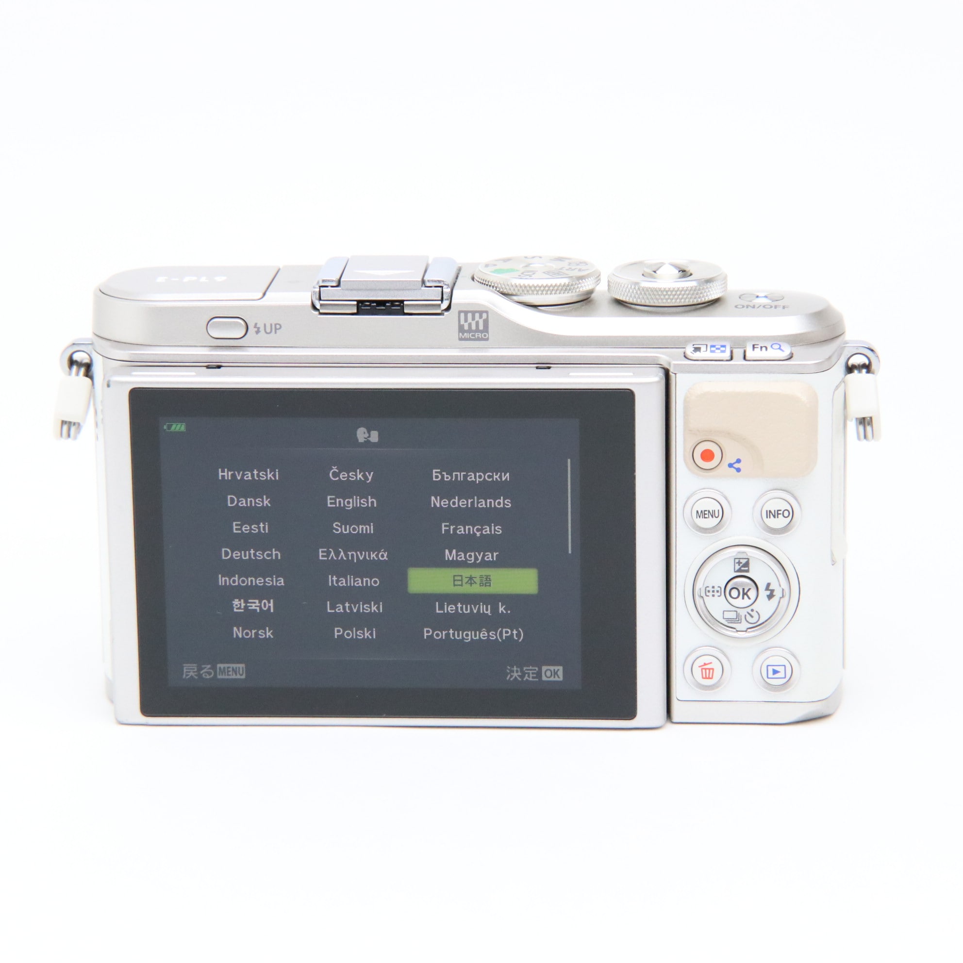 中古)OLYMPUS (オリンパス) PEN E-PL9 ボディ ホワイト（商品ID