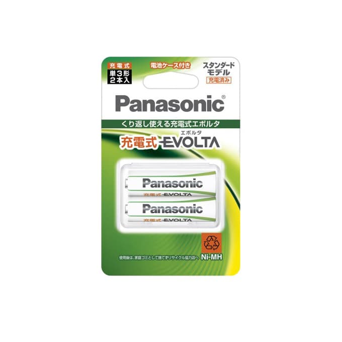 新品)Panasonic (パナソニック) EVOLTA 充電式エボルタ 単3形 2本パック スタンダードモデル BK-3MLE/2BC（商品ID：4549980138984）詳細ページ  | デジタルカメラ、ミラーレスカメラ、交換レンズの総合サイト｜マップカメラ