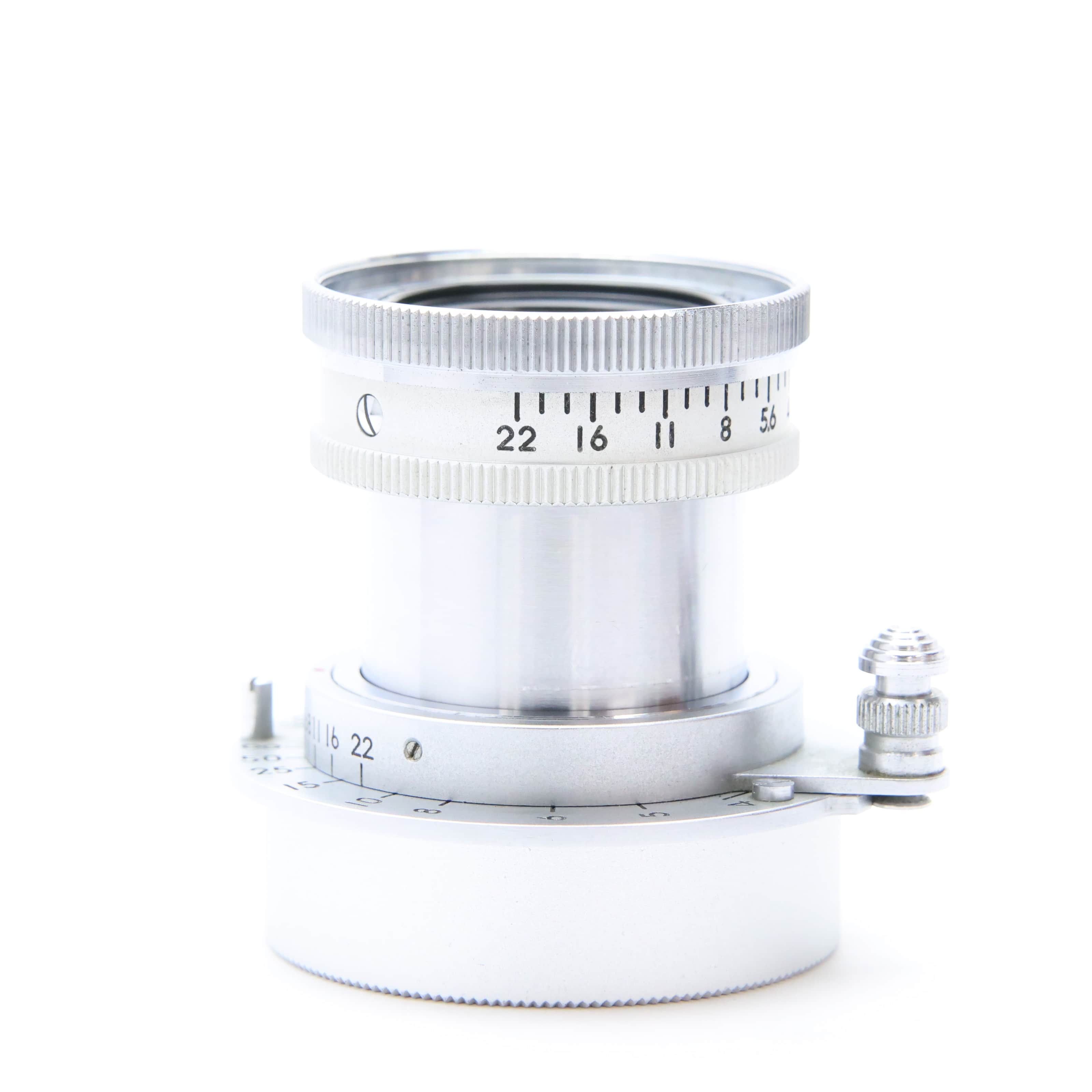 【良品】沈胴トプコール Topcor 5cm F3.5 L39 オールドレンズ ロケットみたいな東京光学のレンズ「Topcor 5cm F3.5 固定鏡胴