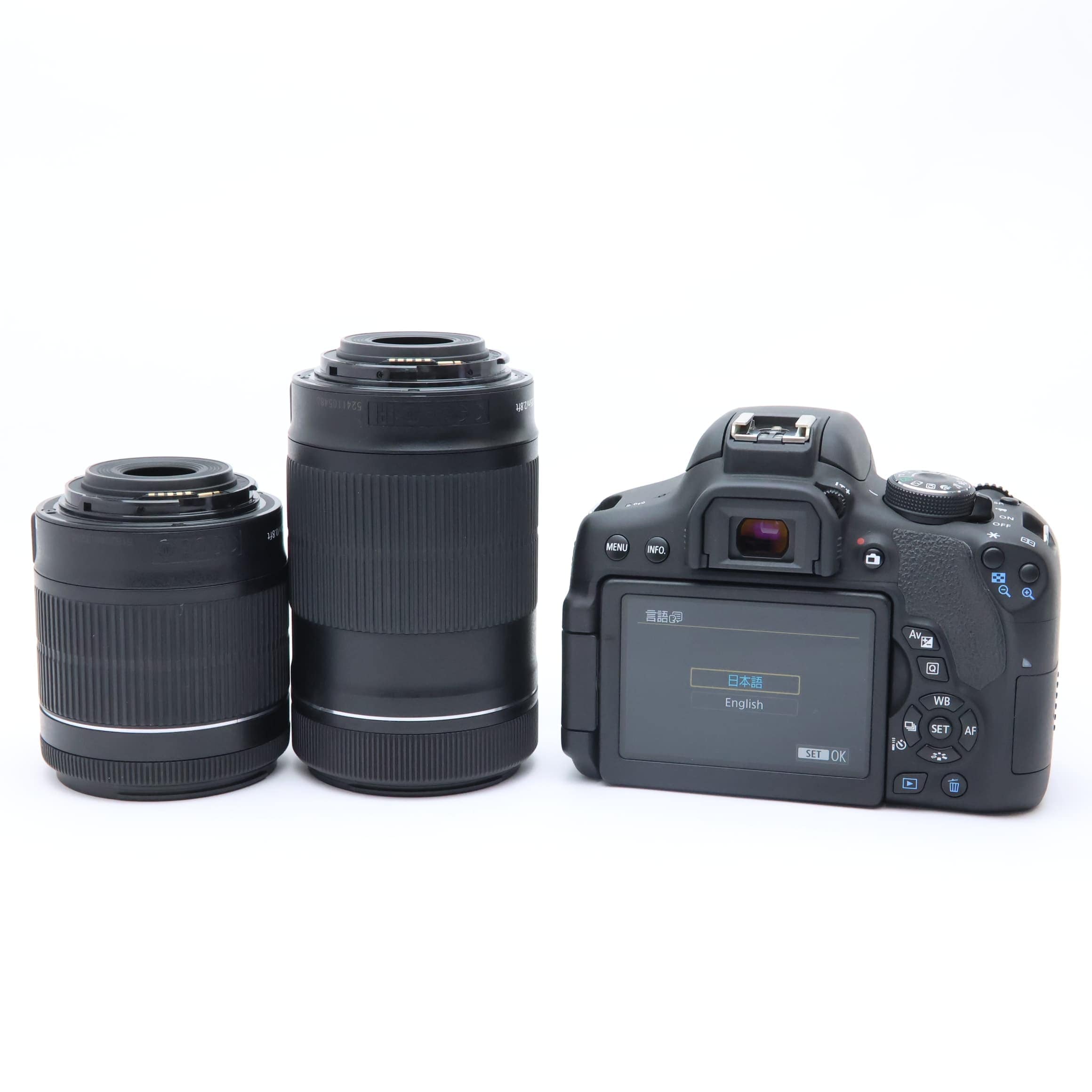 中古)Canon (キヤノン) EOS Kiss X8i ダブルズームキット（商品ID