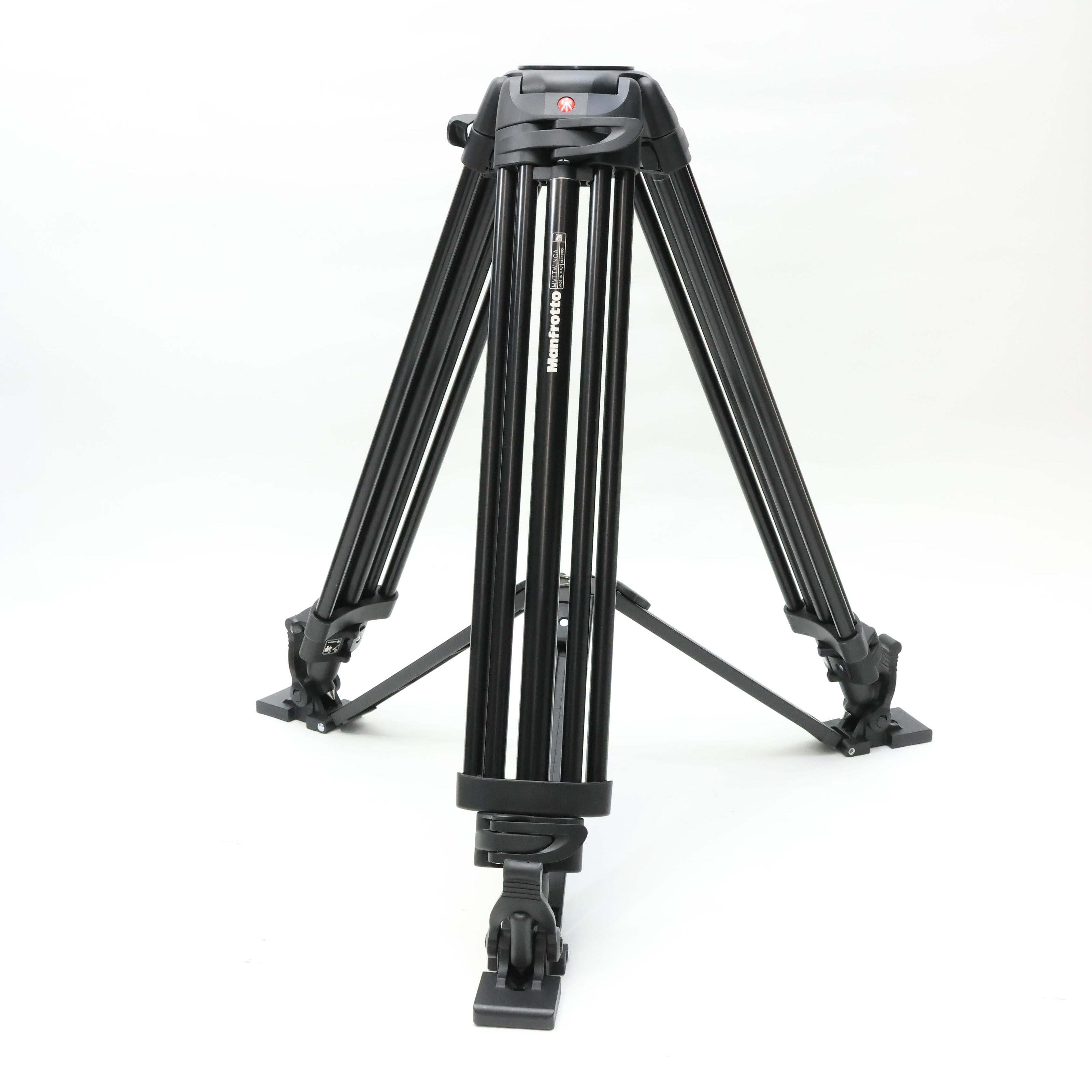 Manfrotto グラウンドスプレッダー付属 MVTTWINGC #2595 中古)Manfrotto (マンフロット) アルミツインビデオ三脚 グラウンド