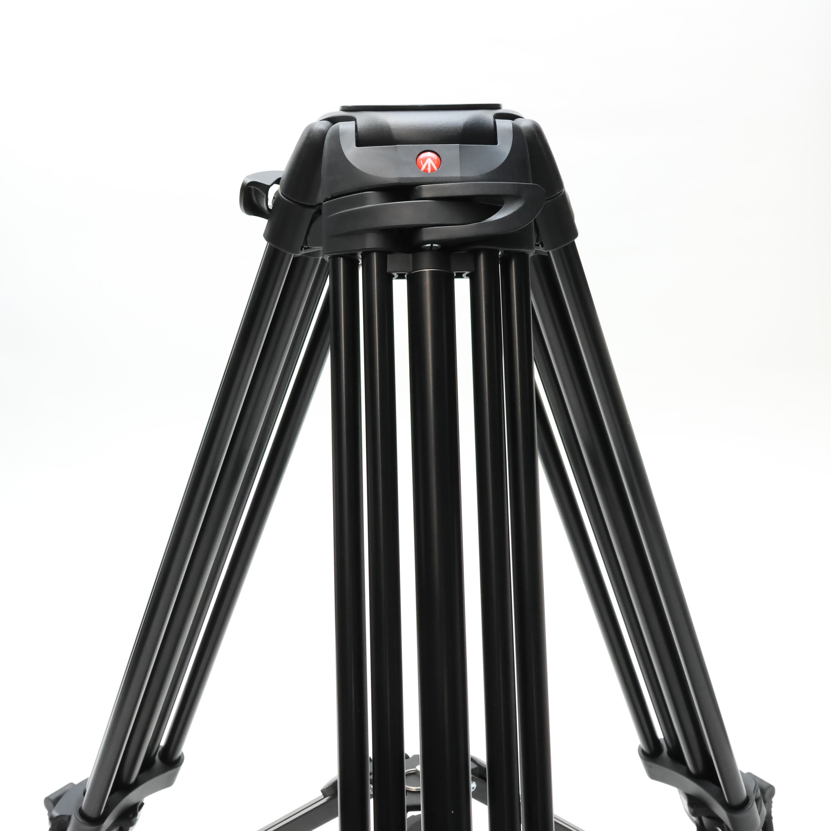 中古)Manfrotto (マンフロット) アルミツインビデオ三脚 グラウンド