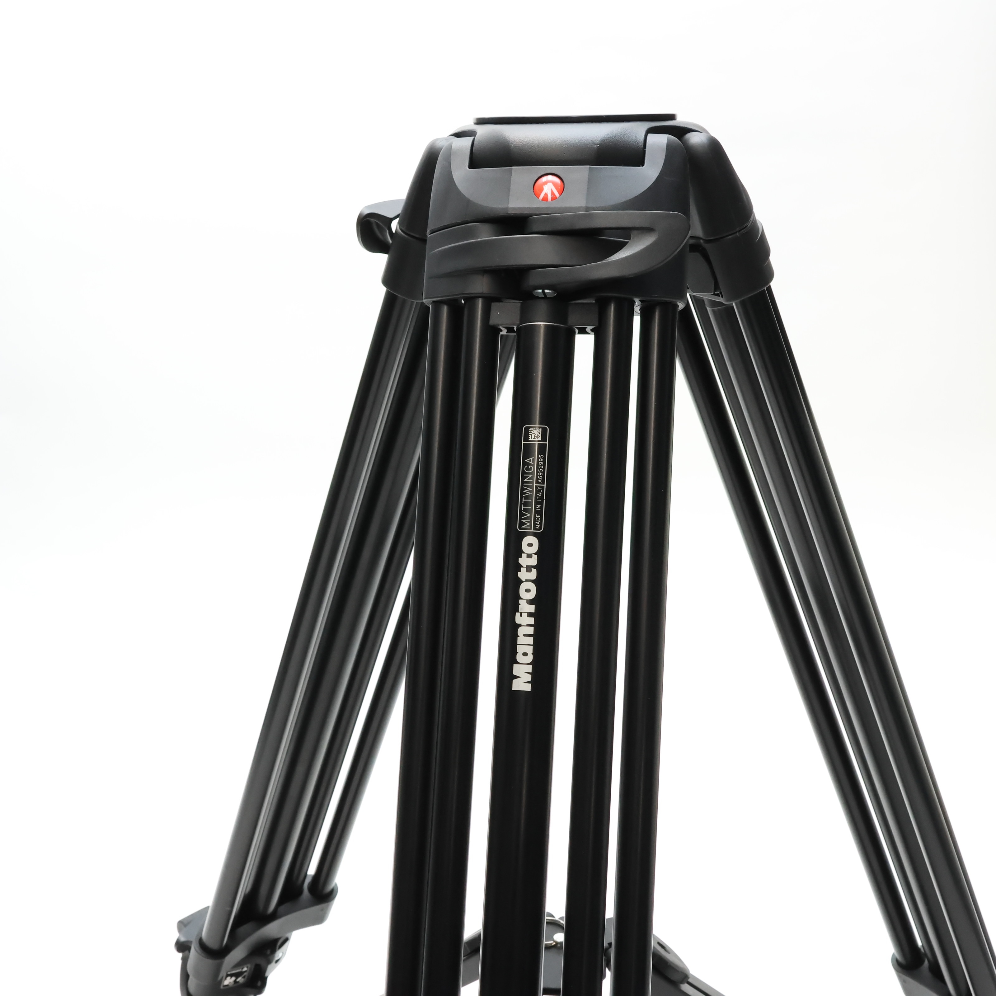 中古)Manfrotto (マンフロット) アルミツインビデオ三脚 グラウンド